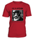 Photo-de-face-du-T-shirt-I'm-a-catman-rouge-Capricedechat