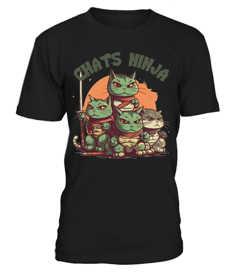 T-shirt Chats ninja
