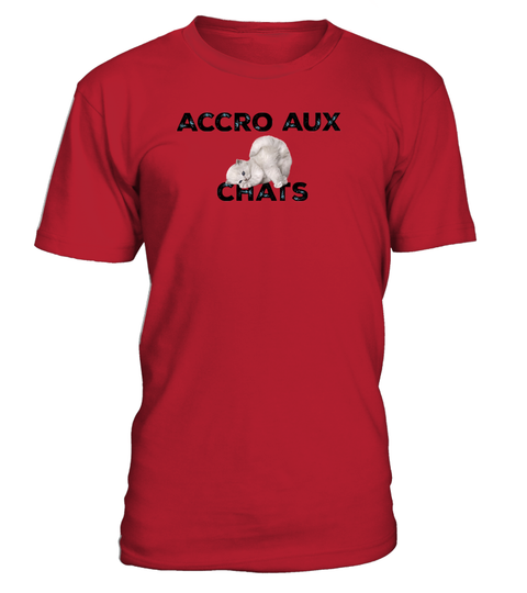 T-shirt-accro-aux-chats-rouge-capricedechat