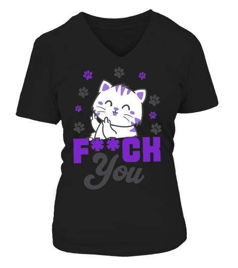 T-shirt chat f**ck you