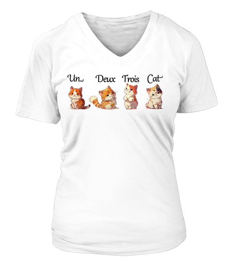 T-shirt Un, deux, trois, cat